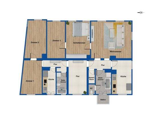 Grundriss 2. Obergeschoss