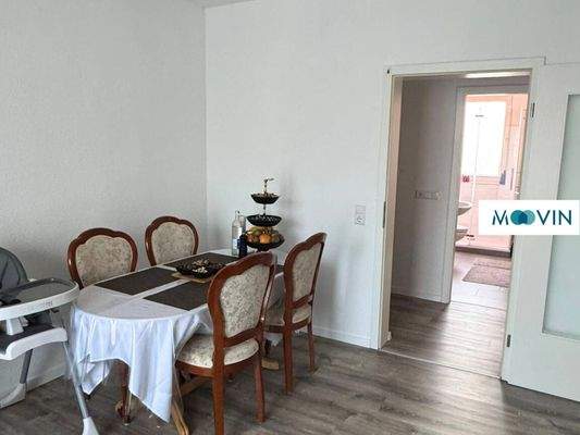 Ansicht IV: Wohn- und Esszimmer