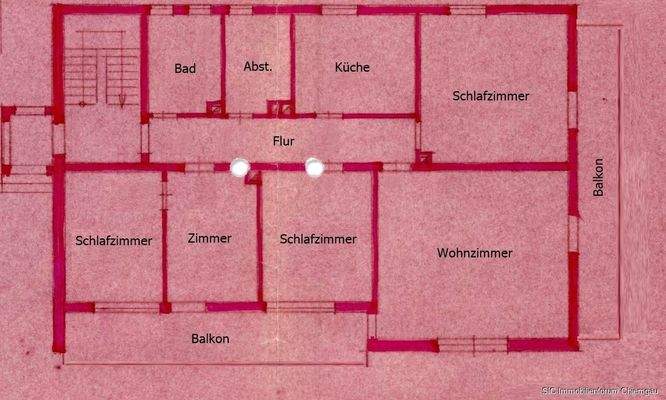 Grundriss (nicht maßstabsgetreu)