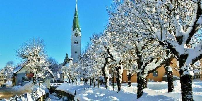 Weiler im Allgäu - eine Winteridylle