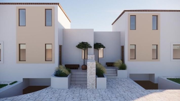 Kreta, Roussospiti: Neubau-Projekt! Villa mit Meerblick, privatem Garten und absoluter Privatsphäre zu verkaufen