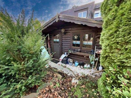 Gartenhaus mit Stromanschluss