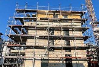 Außensanicht Rohbau