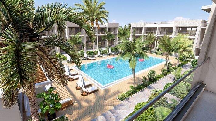 Apartments in a Complex with Marina in North Cyprus Girne