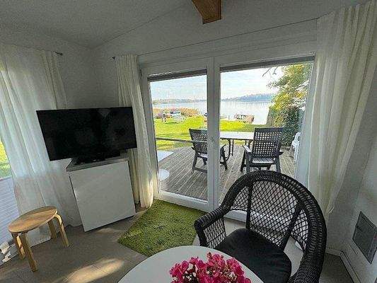 Blick zum See aus  dem Bungalow 5