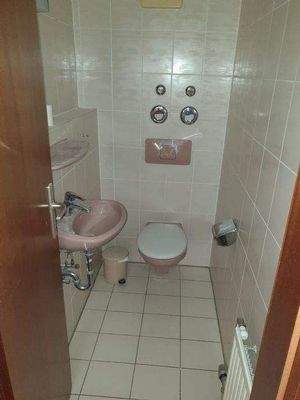 WC auf der Galerieetage