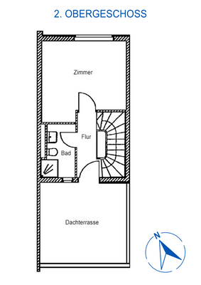 Grundriss 2. Obergeschoss
