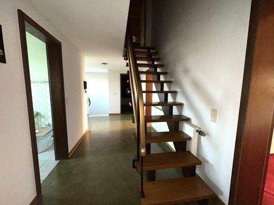 Treppe zum Spitzboden