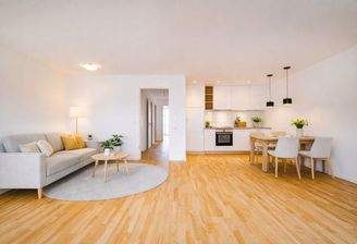 Wohnzimmer und Küche