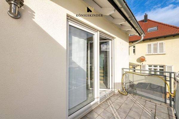 Balkon – direkter Zugang vom Schlafzimmer