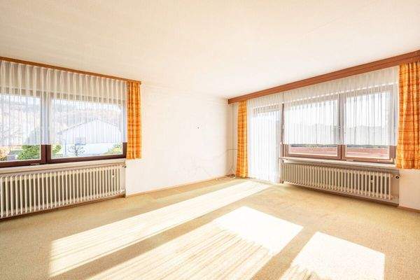 Wohnzimmer  in richtung Terrasse 