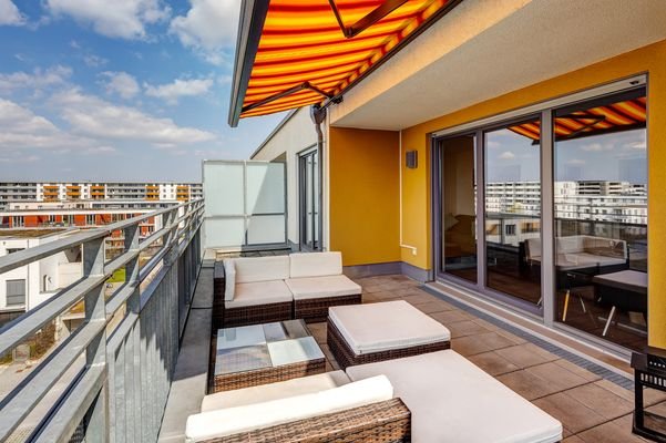 Herrliche Dachterrasse