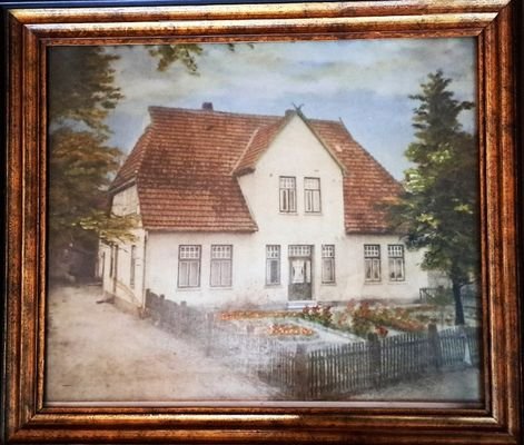 historisches Wandbild des Hauses