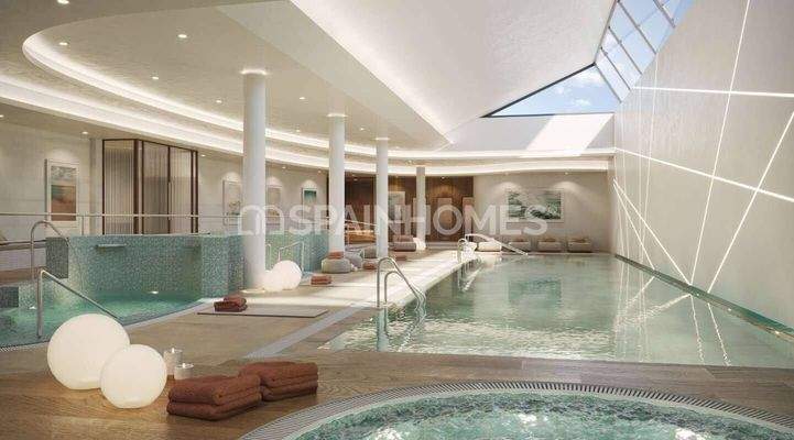 Estepona Apartments in a Residential Complex with Cinema Area