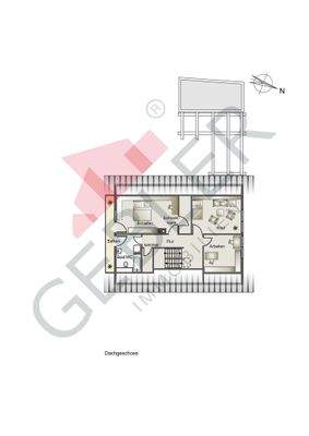 ähnlicher Grundriss Dachgeschoss