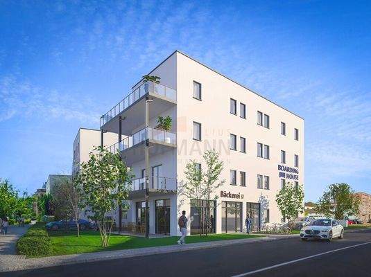 Ansicht Straße Vordergebäude