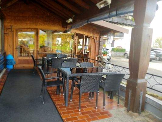 Außenbereich Restaurant