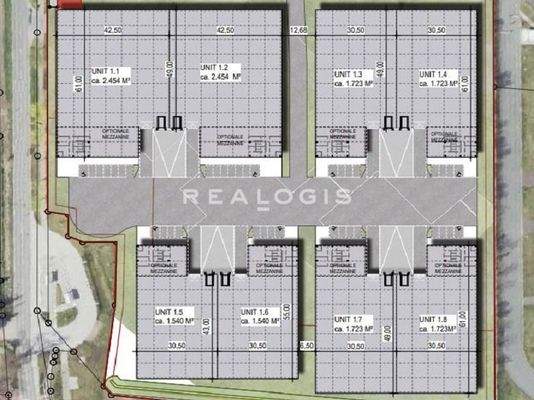 Grundriss Gewerbepark