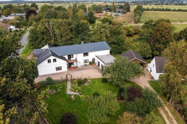 Blick auf die Häuser