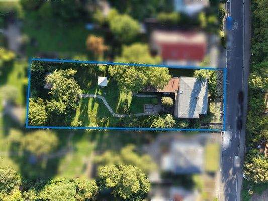 Luftbildaufnahme Grundstück