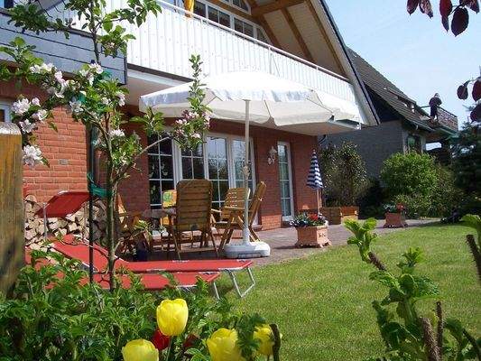 Terrasse im Erdgeschoss