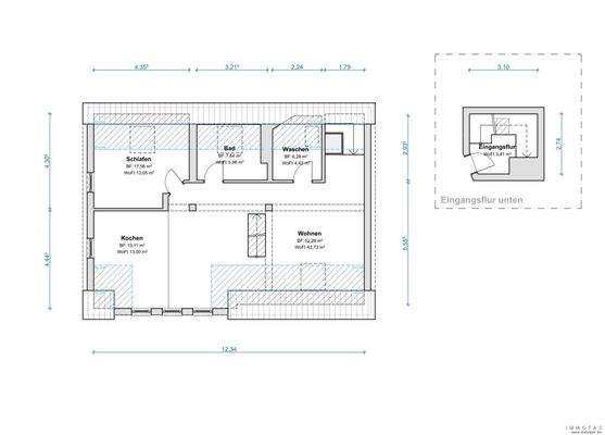 Grundriss Dachgeschoss