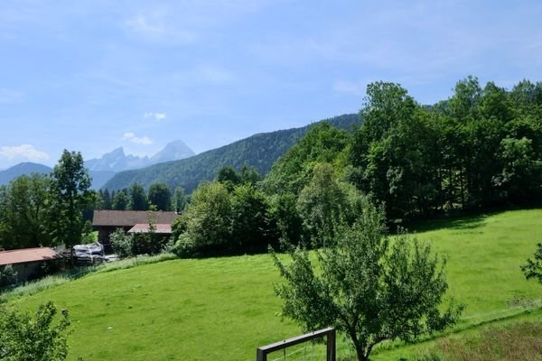 Blick vom Balkon