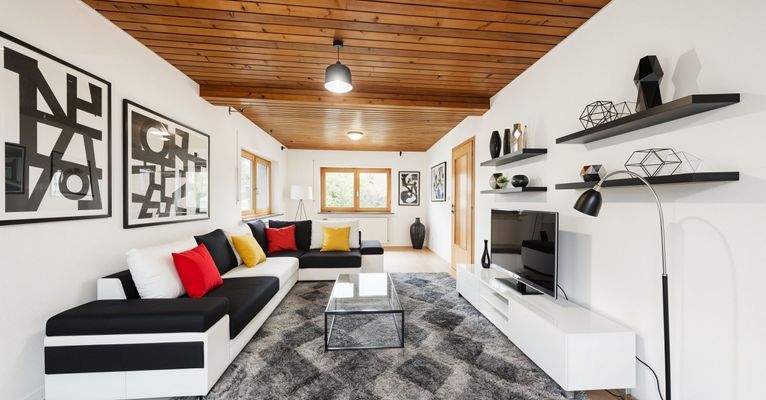 Wohnzimmer EG - (KI generiert)