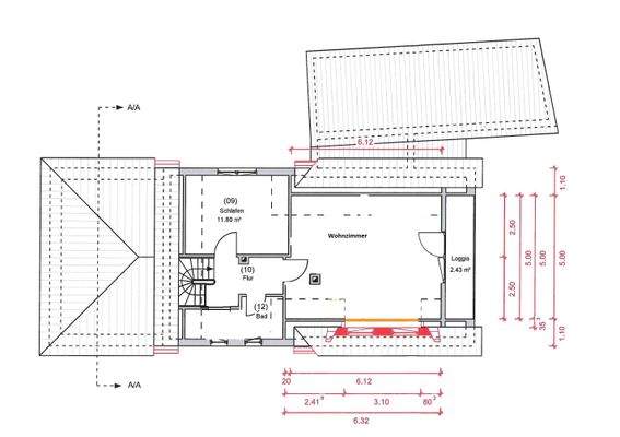 Grundriss Dachgeschoss