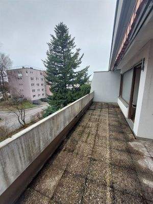großer Terrassenbalkon 