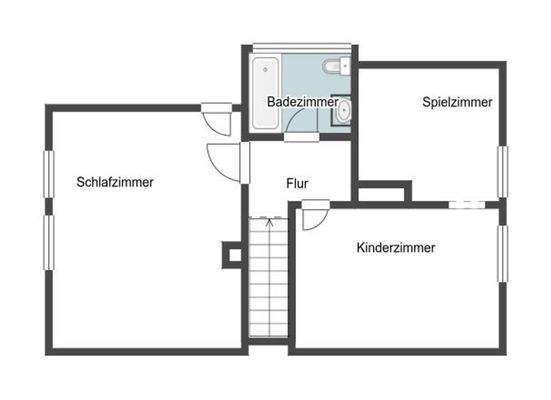 Grundriss Skizze 1.OG