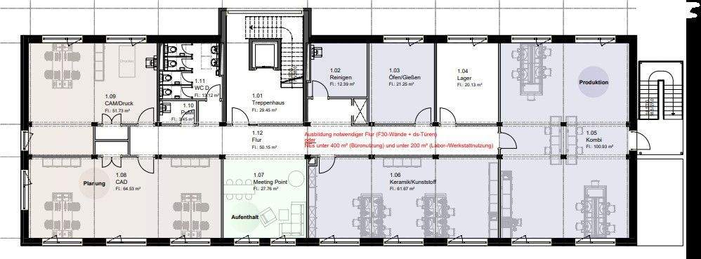 Grundrissbeispiel Obergeschoss