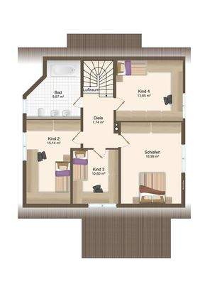 Grundriss Dachgeschoss