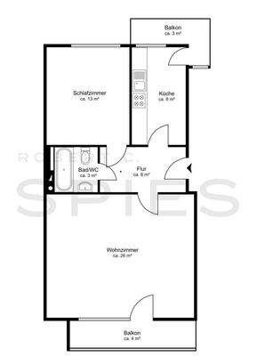 Grundriss 1. OG rechts