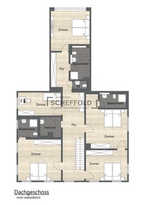 Grundriss Wohnhaus Dachgeschoss