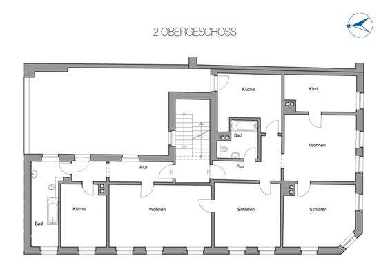 Grundriss 2. Obergeschoss