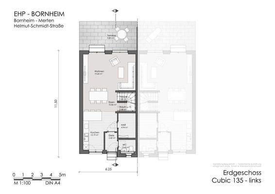 Grundriss Cubic 135 EG Links