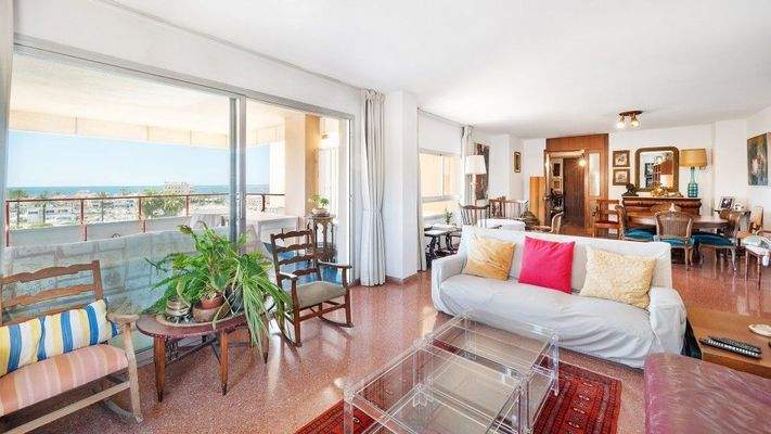 Große Wohnung mit Meerblick zu verkaufen in Portixol, Palma de Mallorca