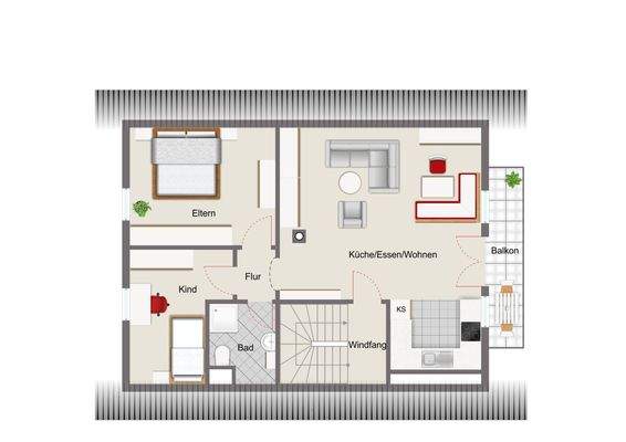 Grundriss Dachgeschoss