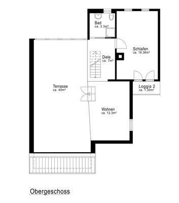 Grundriss Obergeschoß