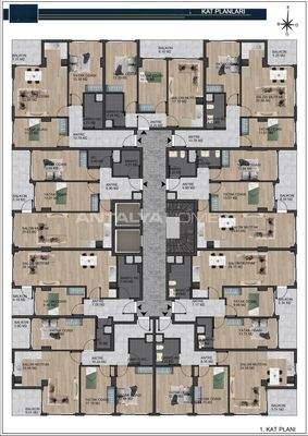 Apartments for Sale Near the Sea and Mall in Antalya Muratpasa