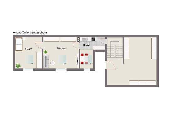 Grundriss Anbau