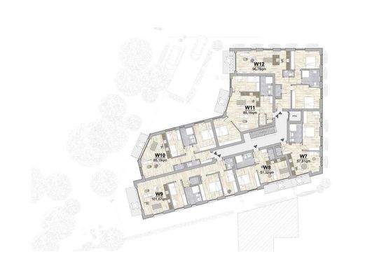 Grundriss 1. Obergeschoss