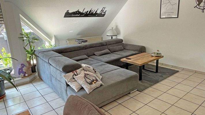 Wohnbereich im Dachgeschoss