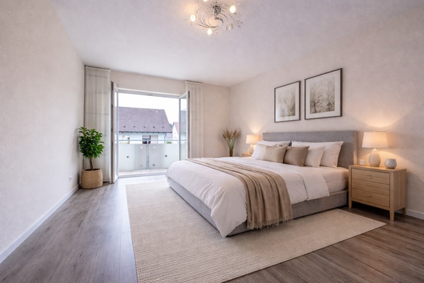 1. OG  - Schlafzimmer, KI generiert