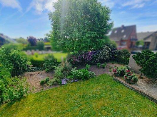 Gartenansicht von oben