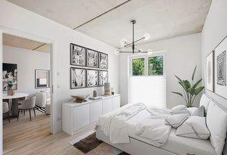 Schlafzimmer Musterwohnung