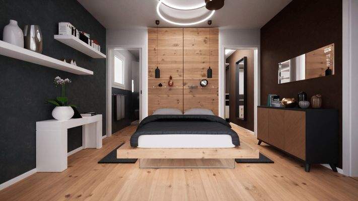 neue luxuriöse Villa auf einer Etage in Lignano Riviera