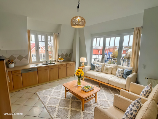 Wohnküche KI generiert