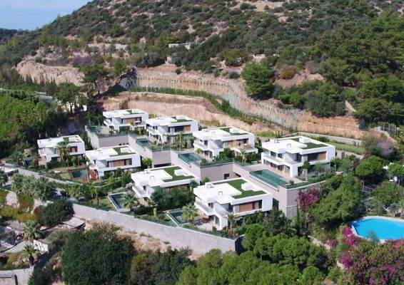 Castle View and Private Pool Detached Villas in Bodrum